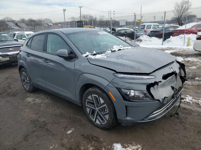 KM8K23AG9PU171957 - 2023 HYUNDAI KONA SE GRAY photo 4