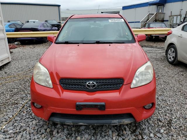 2T1KR32EX8C710971 - 2008 TOYOTA COROLLA MA XR RED photo 5