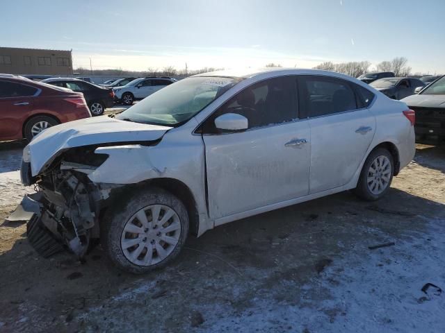 3N1AB7AP3GY286416 - 2016 NISSAN SENTRA S WHITE photo 1