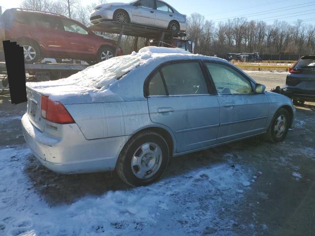 JHMES96613S021334 - 2003 HONDA CIVIC HYBRID TURQUOISE photo 3