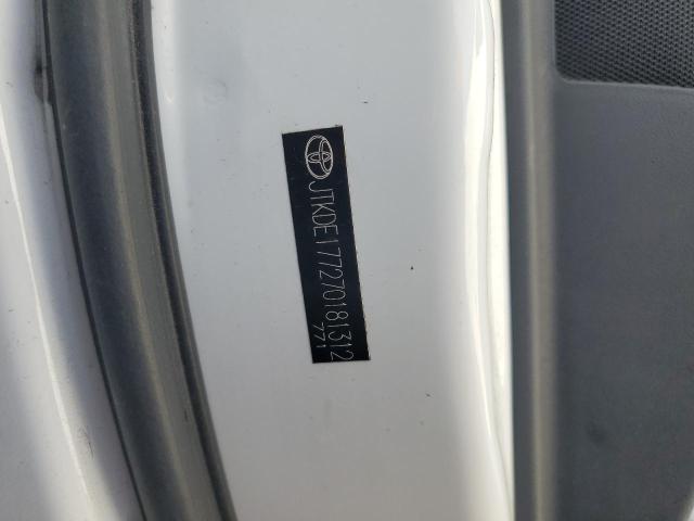 JTKDE177270181312 - 2007 TOYOTA SCION TC WHITE photo 12