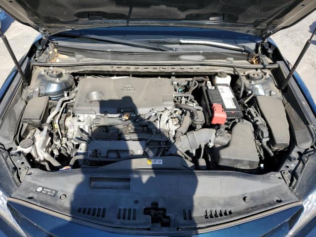 4T1B11HK8KU819296 - 2019 TOYOTA CAMRY L BLUE photo 11