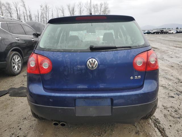 WVWDR71K77W065192 - 2007 VOLKSWAGEN RABBIT BLUE photo 6