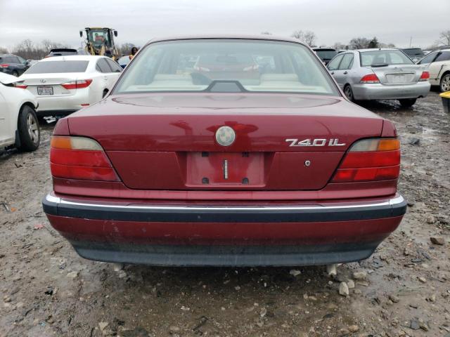 WBAGJ8326WDM13112 - 1998 BMW 740 IL BURGUNDY photo 6