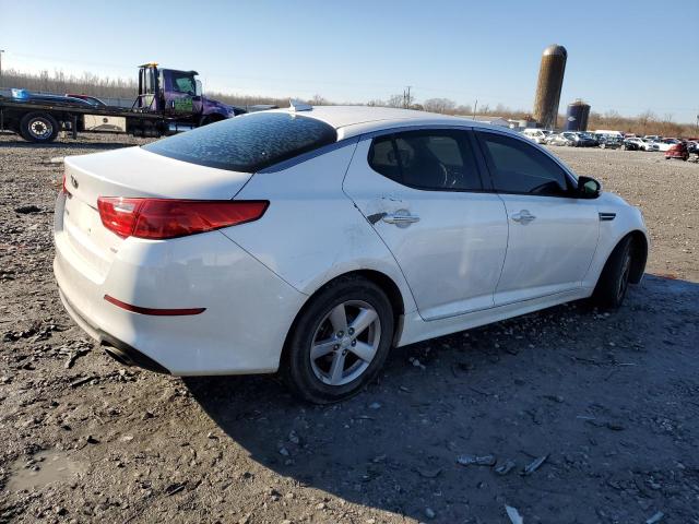 5XXGM4A77EG324347 - 2014 KIA OPTIMA LX WHITE photo 3