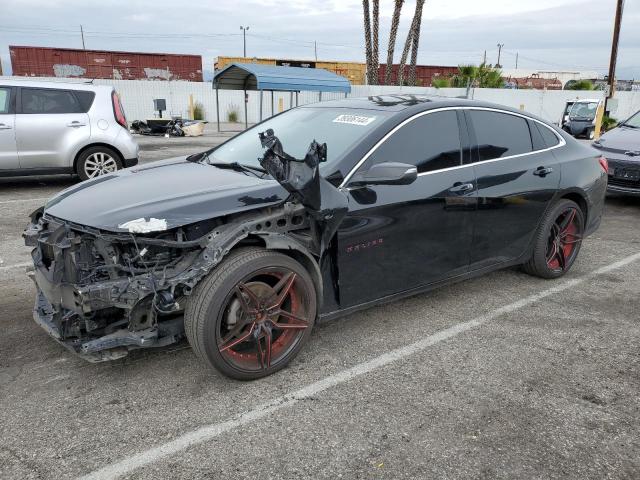 1G1ZD5ST3JF156301 - 2018 CHEVROLET MALIBU LT BLACK photo 1