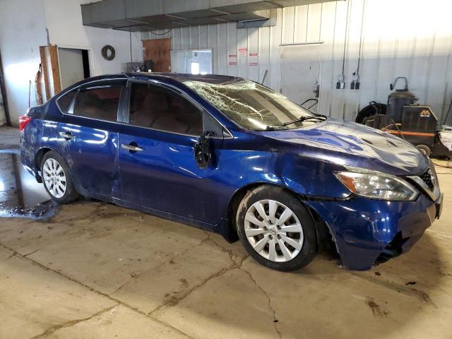 3N1AB7AP4GY270094 - 2016 NISSAN SENTRA S BLUE photo 4