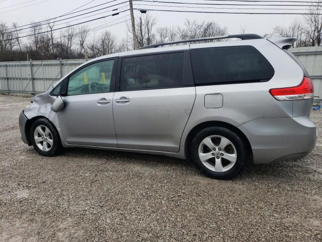 5TDKK3DC5BS150873 - 2011 TOYOTA SIENNA LE SILVER photo 2