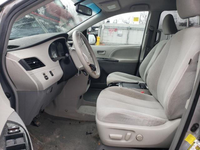 5TDKK3DC5BS150873 - 2011 TOYOTA SIENNA LE SILVER photo 7