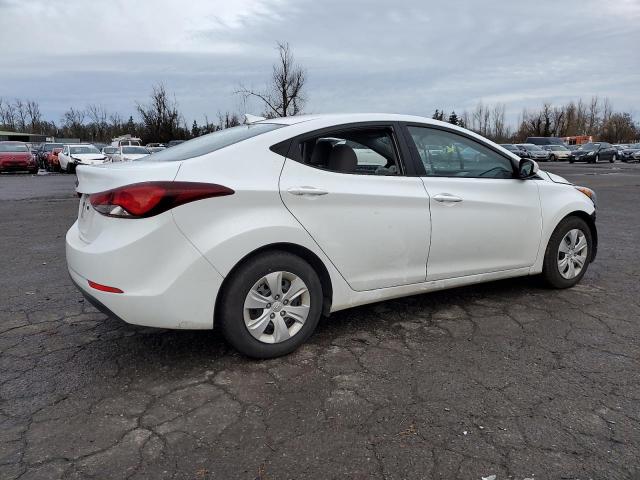 5NPDH4AE6GH686103 - 2016 HYUNDAI ELANTRA SE WHITE photo 3