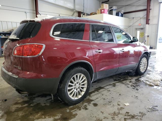5GAKVBED0BJ271737 - 2011 BUICK ENCLAVE CXL RED photo 3