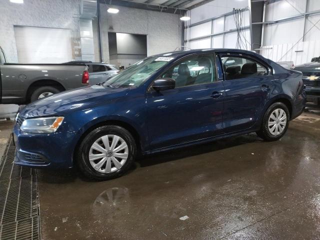 3VW1K7AJ7DM409661 - 2013 VOLKSWAGEN JETTA BASE Կապույտ լուսանկար 1