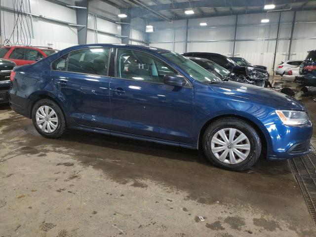 3VW1K7AJ7DM409661 - 2013 VOLKSWAGEN JETTA BASE Կապույտ լուսանկար 4