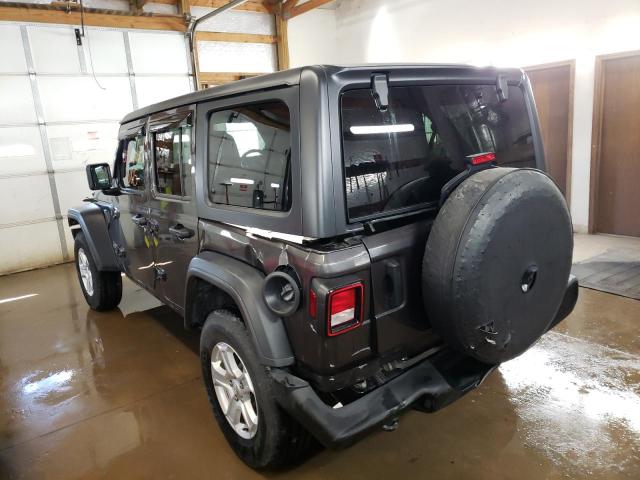 1C4HJXKN0MW659846 - 2021 JEEP WRANGLER U SPORT ნაცრისფერი ფოტო 2