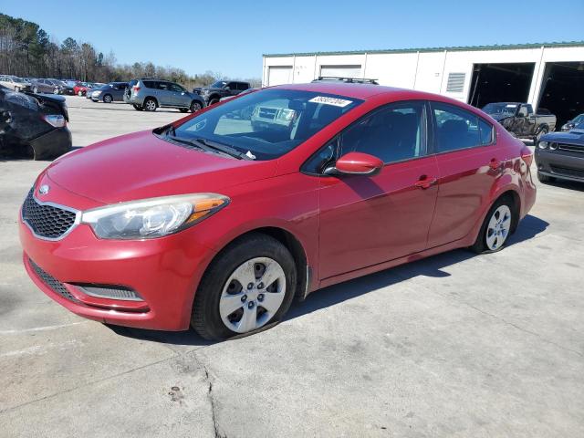 KNAFK4A60E5062939 - 2014 KIA FORTE LX RED photo 1