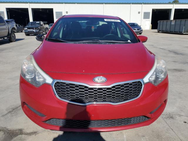 KNAFK4A60E5062939 - 2014 KIA FORTE LX RED photo 5