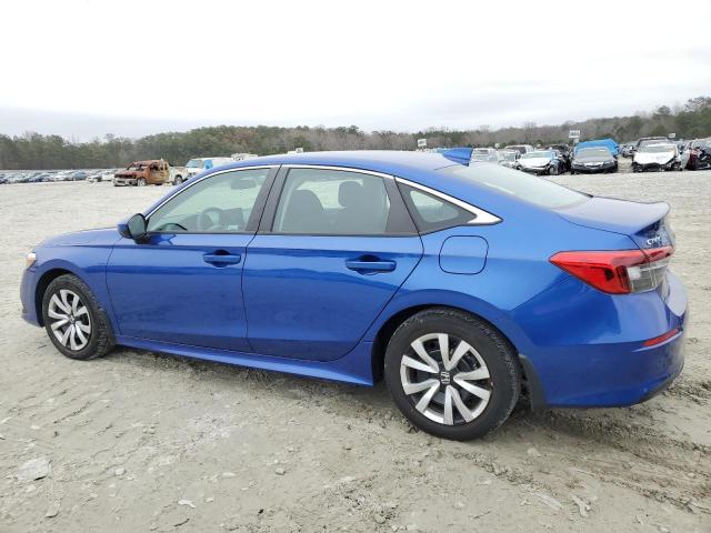 2HGFE2F24NH507021 - 2022 HONDA CIVIC LX BLUE photo 2