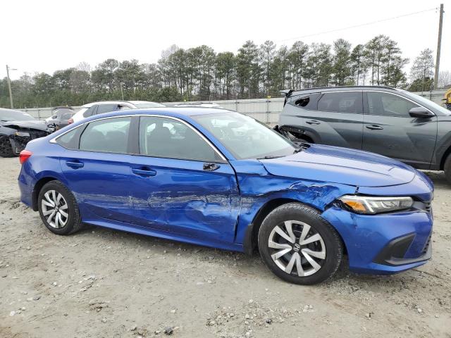 2HGFE2F24NH507021 - 2022 HONDA CIVIC LX BLUE photo 4