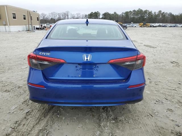 2HGFE2F24NH507021 - 2022 HONDA CIVIC LX BLUE photo 6