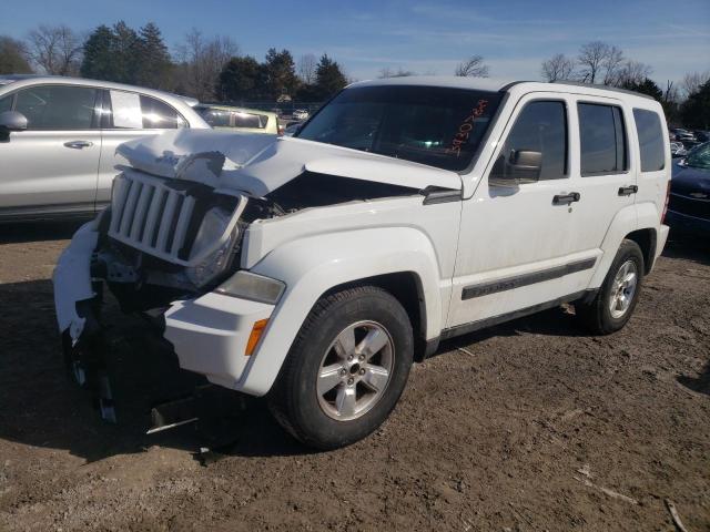 1C4PJLAK7CW169978 - 2012 JEEP LIBERTY SPORT WHITE photo 1