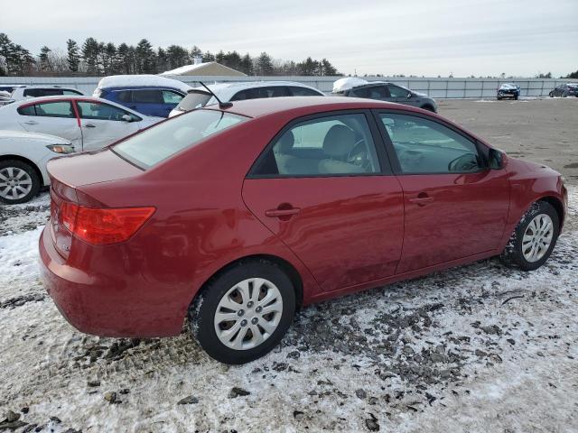 KNAFU4A24B5414567 - 2011 KIA FORTE EX MAROON photo 3