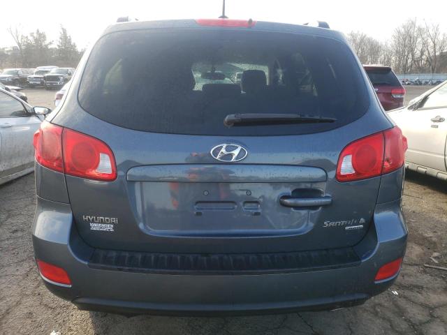 5NMSH73E78H162902 - 2008 HYUNDAI SANTA FE SE BLUE photo 6