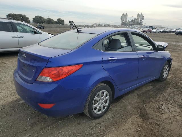 KMHCT4AE8EU611010 - 2014 HYUNDAI ACCENT GLS BLUE photo 3