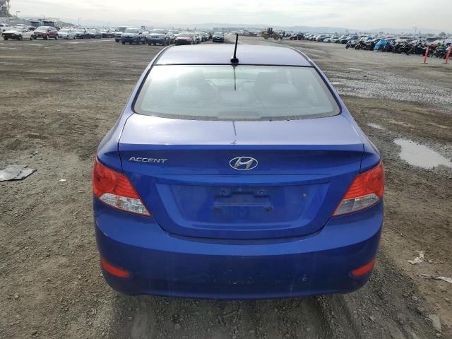 KMHCT4AE8EU611010 - 2014 HYUNDAI ACCENT GLS BLUE photo 6