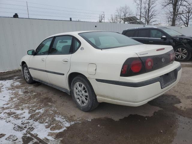 2G1WF52E259283697 - 2005 CHEVROLET IMPALA WHITE photo 2