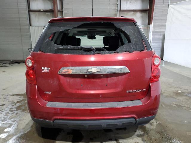 2GNFLNEK2D6136739 - 2013 CHEVROLET EQUINOX LT RED photo 6