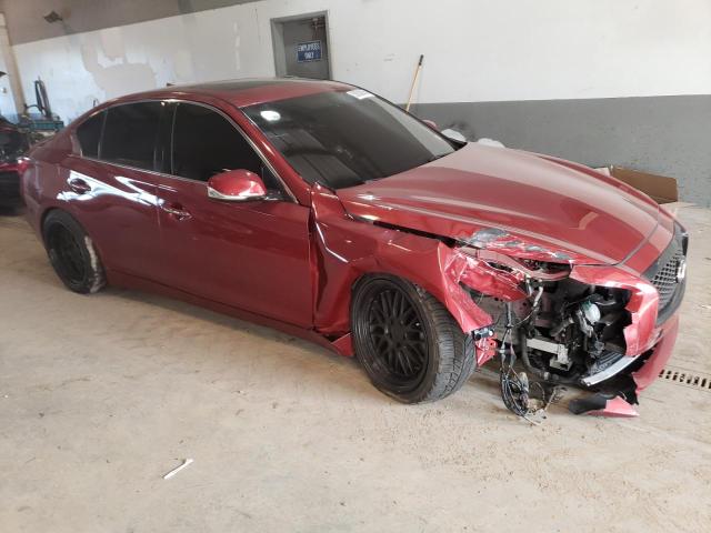 JN1EV7AP5GM304815 - 2016 INFINITI Q50 PREMIUM RED photo 4