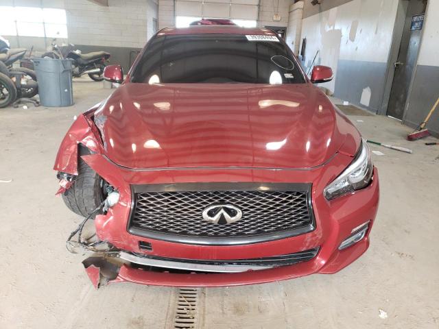 JN1EV7AP5GM304815 - 2016 INFINITI Q50 PREMIUM RED photo 5