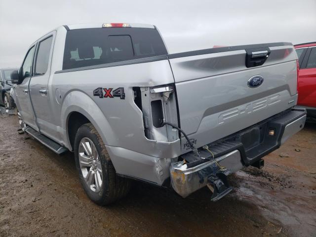 1FTEW1EP2KFB15697 - 2019 FORD F150 SUPERCREW SILVER photo 2