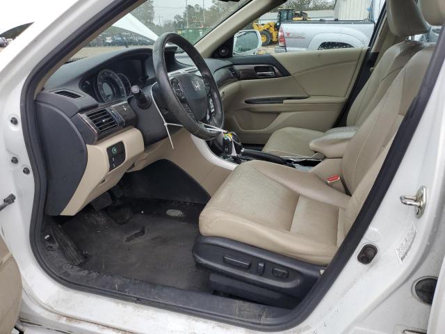 1HGCR3F06GA012669 - 2016 HONDA ACCORD EXL WHITE photo 7