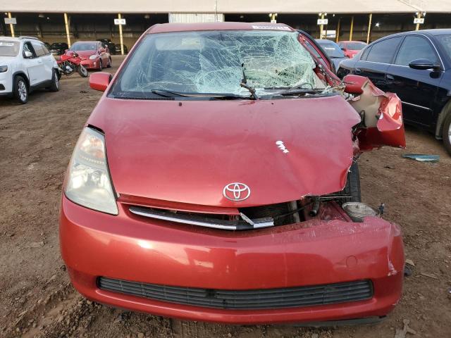 JTDKB20U883460549 - 2008 TOYOTA PRIUS RED photo 5