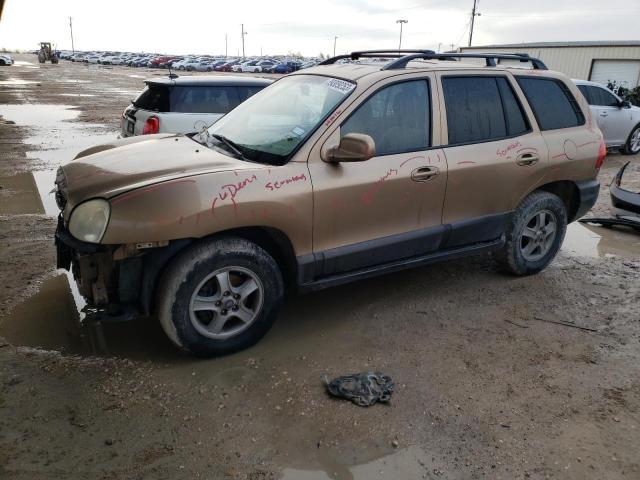 KM8SC13D43U436797 - 2003 HYUNDAI SANTA FE GLS GOLD photo 1