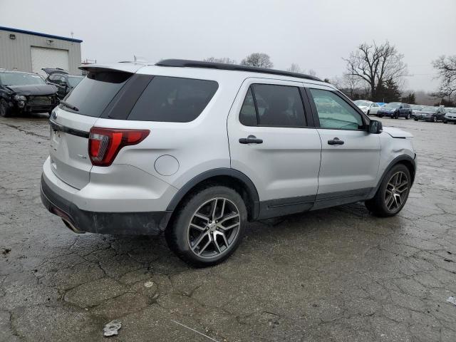 1FM5K8GT6GGC14258 - 2016 FORD EXPLORER SPORT SILVER photo 3