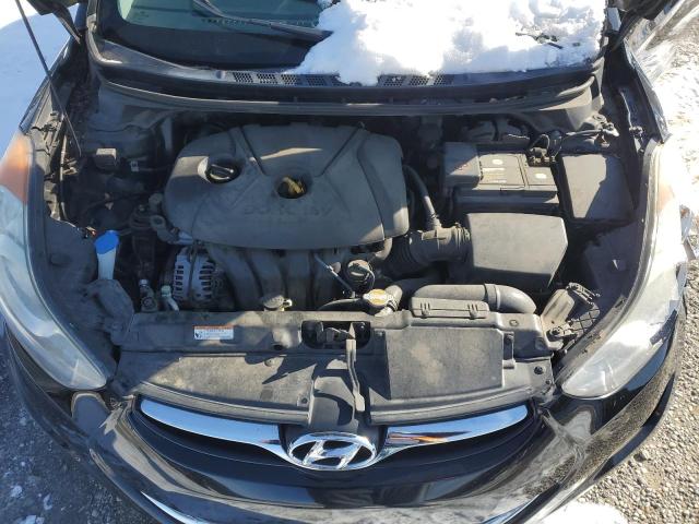 5NPDH4AE6CH119948 - 2012 HYUNDAI ELANTRA GLS BLACK photo 11