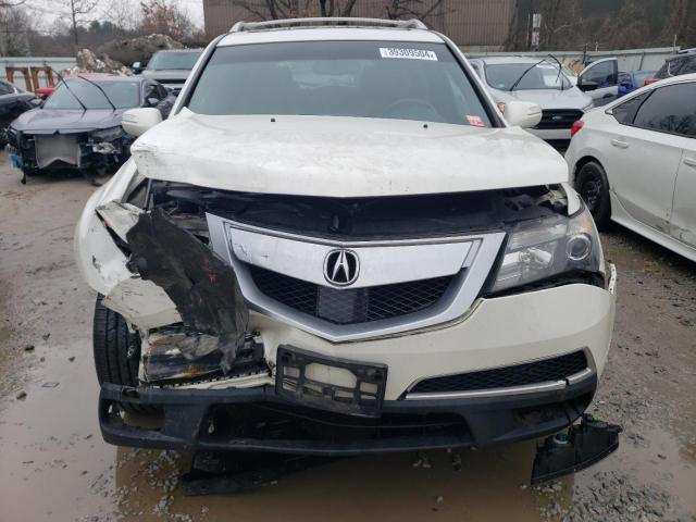 2HNYD2H68DH519840 - 2013 ACURA MDX ADVANCE WHITE photo 5