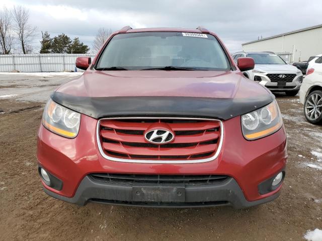 5NMSGDAG7AH347852 - 2010 HYUNDAI SANTA FE GLS RED photo 5