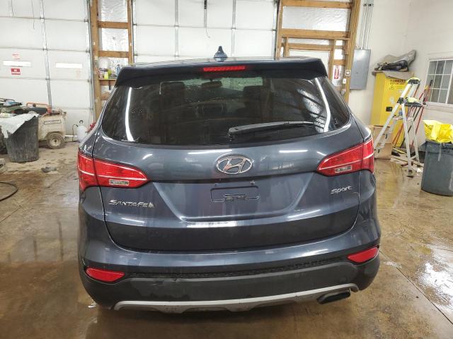 5XYZU3LB9DG082059 - 2013 HYUNDAI SANTA FE S BLUE photo 6