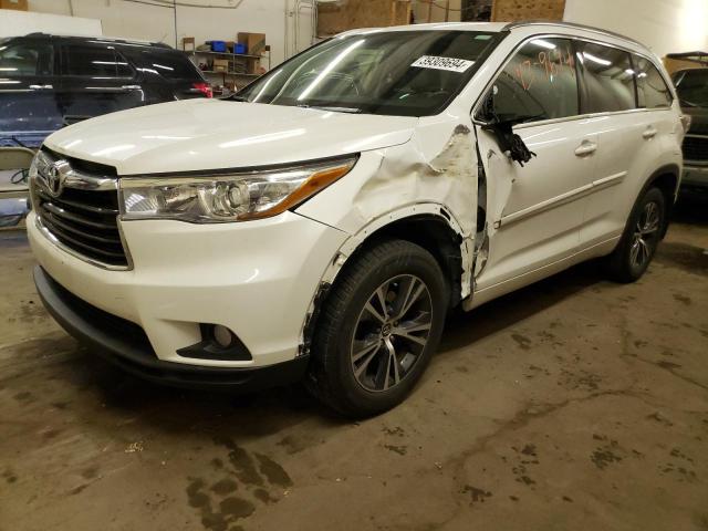 5TDJKRFH1GS290806 - 2016 TOYOTA HIGHLANDER XLE Ağ foto 1