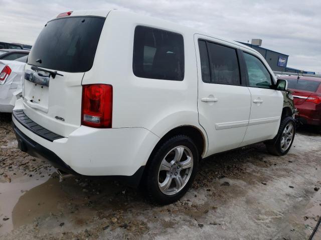 5FNYF4H4XCB086486 - 2012 HONDA PILOT EX WHITE photo 3