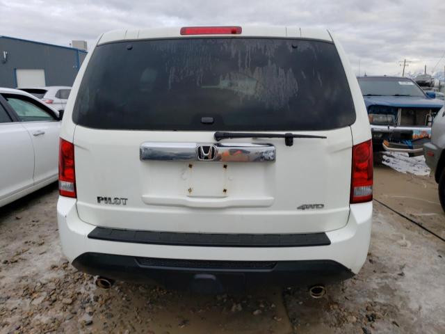 5FNYF4H4XCB086486 - 2012 HONDA PILOT EX WHITE photo 6