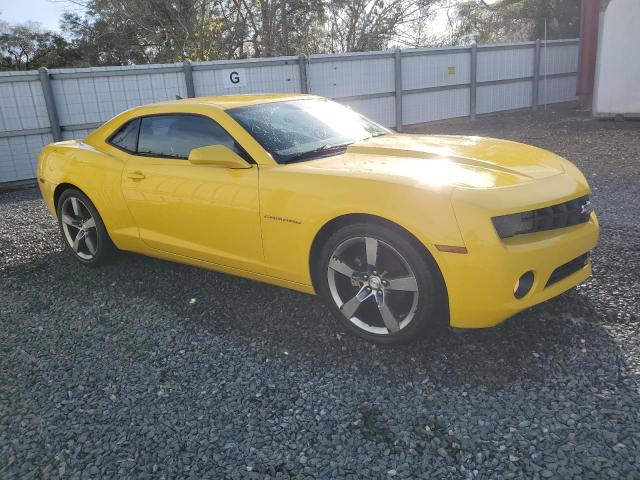 2G1FB1ED8B9145973 - 2011 CHEVROLET CAMARO LT YELLOW photo 4