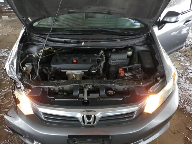 2HGFB2F57CH559940 - 2012 HONDA CIVIC LX GRAY photo 11