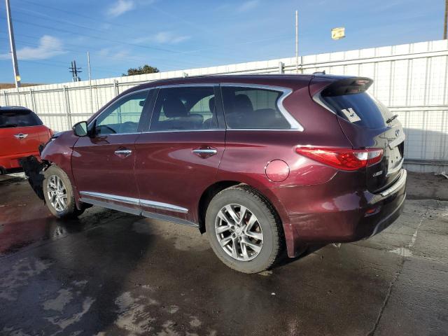 5N1AL0MM3FC512895 - 2015 INFINITI QX60 BURGUNDY photo 2