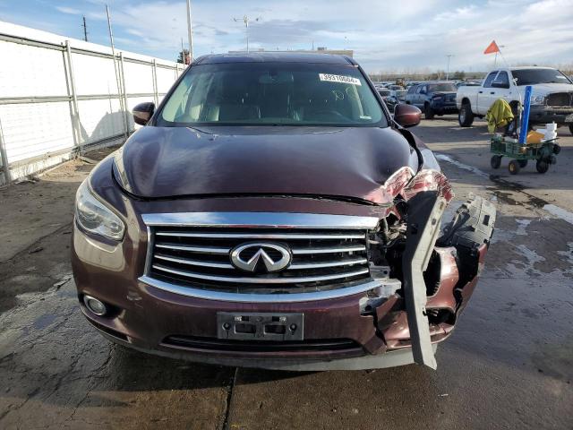 5N1AL0MM3FC512895 - 2015 INFINITI QX60 BURGUNDY photo 5