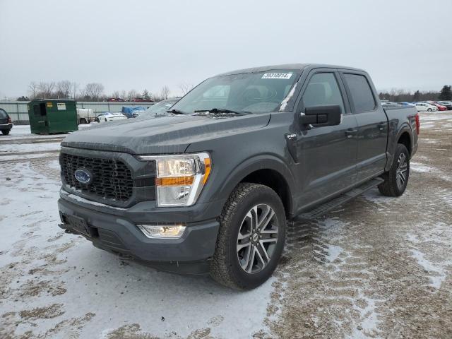 1FTEW1EPXMKD63979 - 2021 FORD F150 SUPERCREW GRAY photo 1