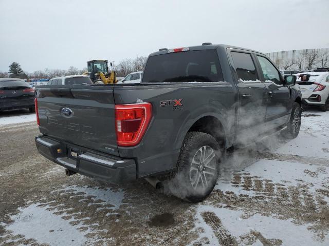 1FTEW1EPXMKD63979 - 2021 FORD F150 SUPERCREW GRAY photo 3